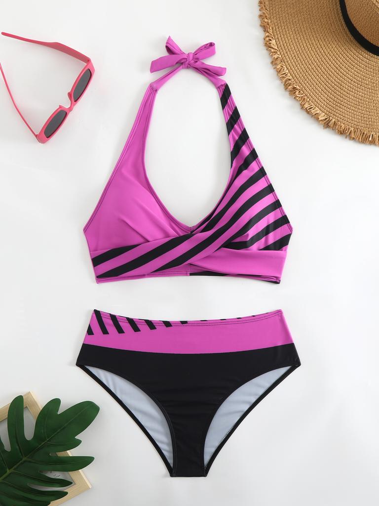 Женский комплект бикини, сексуальный купальник, купальник из двух частей, купальные костюмы, боди, пляжная одежда, купальные комплекты больших размеров