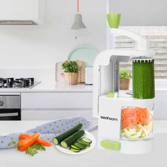 Овощерезка с присоской, пищевая нержавеющая сталь, острое лезвие, резак для огурцов, картофеля, овощей, инструмент для кухни