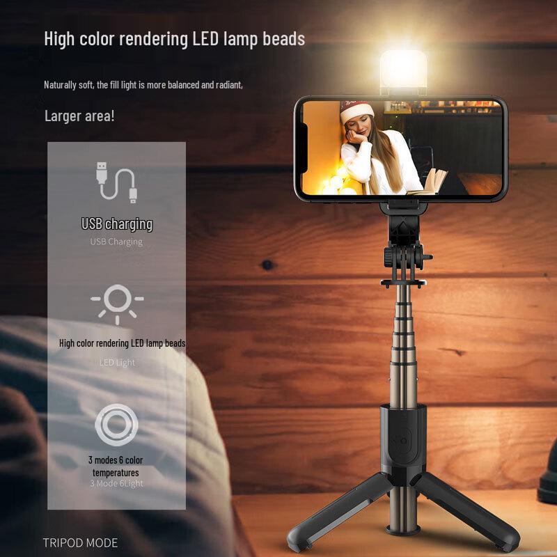 Мини Bluetooth Селфи-палка-штатив L10S