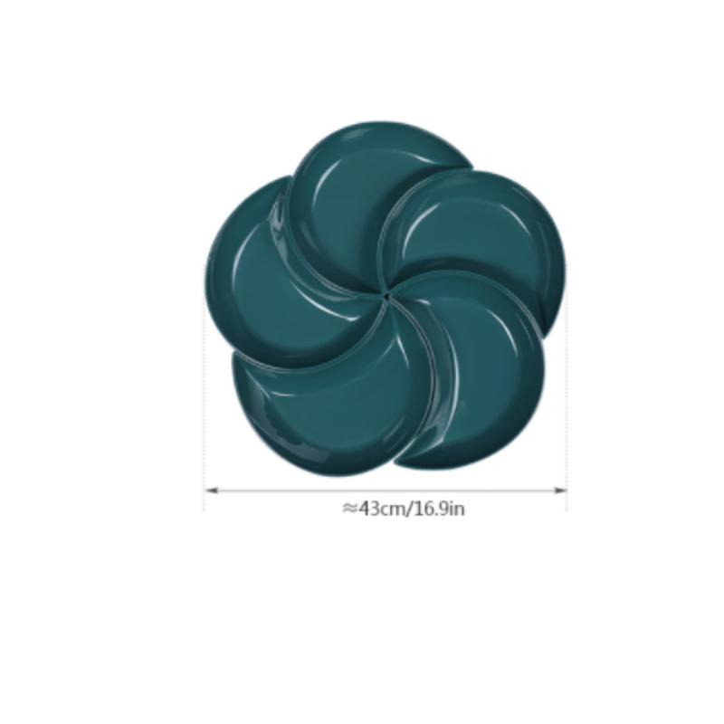 5 шт. Кухонные обеденные тарелки в форме полумесяца Белый набор Тарелки Стопки Блюдо для еды, закусок, ужина Европейский стиль Блюда