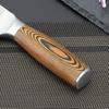 MSY BIGSUNNY 7" Professional Meat Cleaver Knife Chinese Butcher Vegetable Chef Knife with Wood Handle Sharp Metal Utility Knife