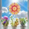 Three-dimensional and Colorful Mandala Home Beautification and Decoration Balcony Glass Doors and Windows Static Window Stickers