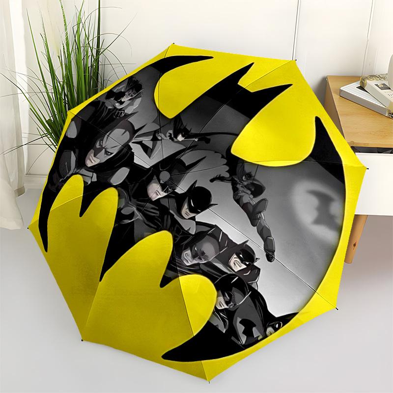 1pc Batman Logo, Superhero Automatic Open/Close Umbrella, Christmas Gift for Men Women, Daily Travel Outdoor Use yy251101201