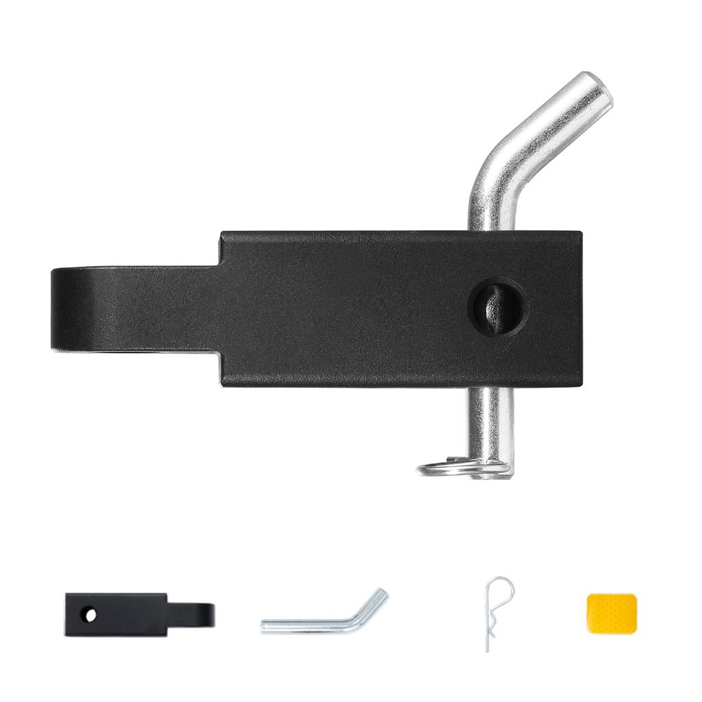 VEVOR Приемник сцепного устройства с петлей подходит для приемников 2", прочность на разрыв 55 000 фунтов, прочное буксировочное приспособление с фиксирующим штифтом для прицепа