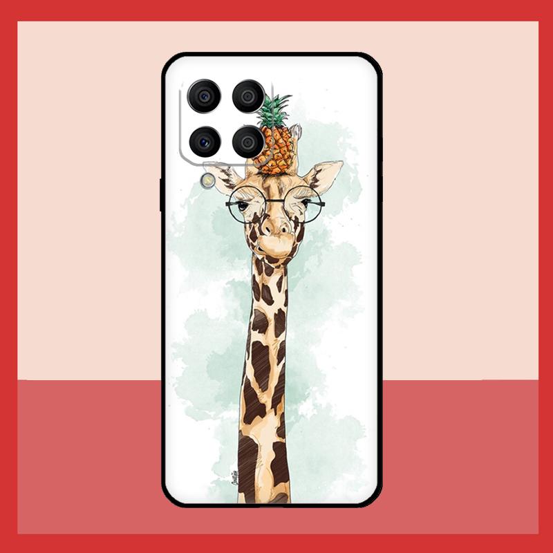 Милый Мультяшный Чехол-Жираф Для Samsung Galaxy M52 M32 M53 M16 M11 M21 M31 M35 M12 M13 M14 M15 M36 M56 M55 M34 M54