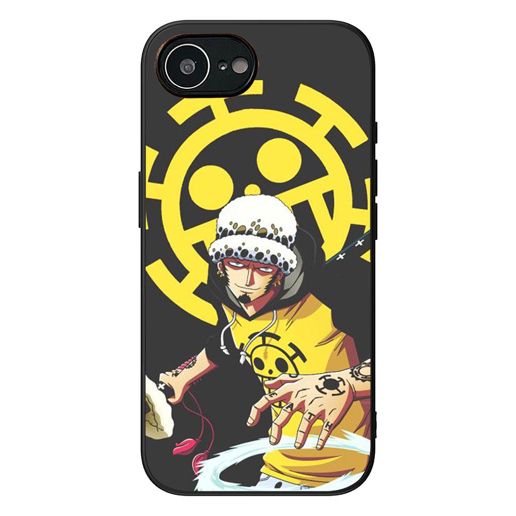 Trafalgar Water Law One Pieces Luffy Phone Cover for Apple iPhone 16 15 14 Plus 13 12 Mini 17 Pro Max + ProMax 16E Air Case