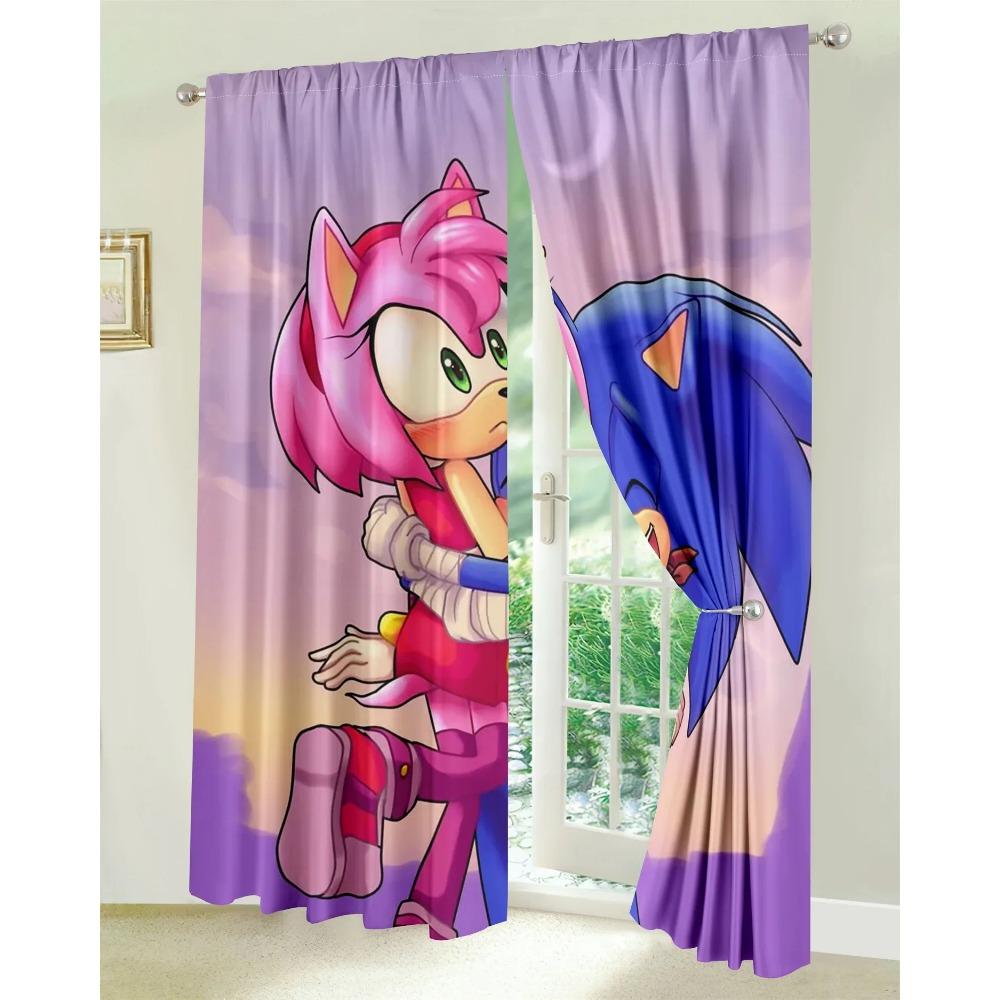 Мультяшные милые милые детские детские подарочные светофильтрующие занавески для гостиной спальни кухни 2 шт. Декор