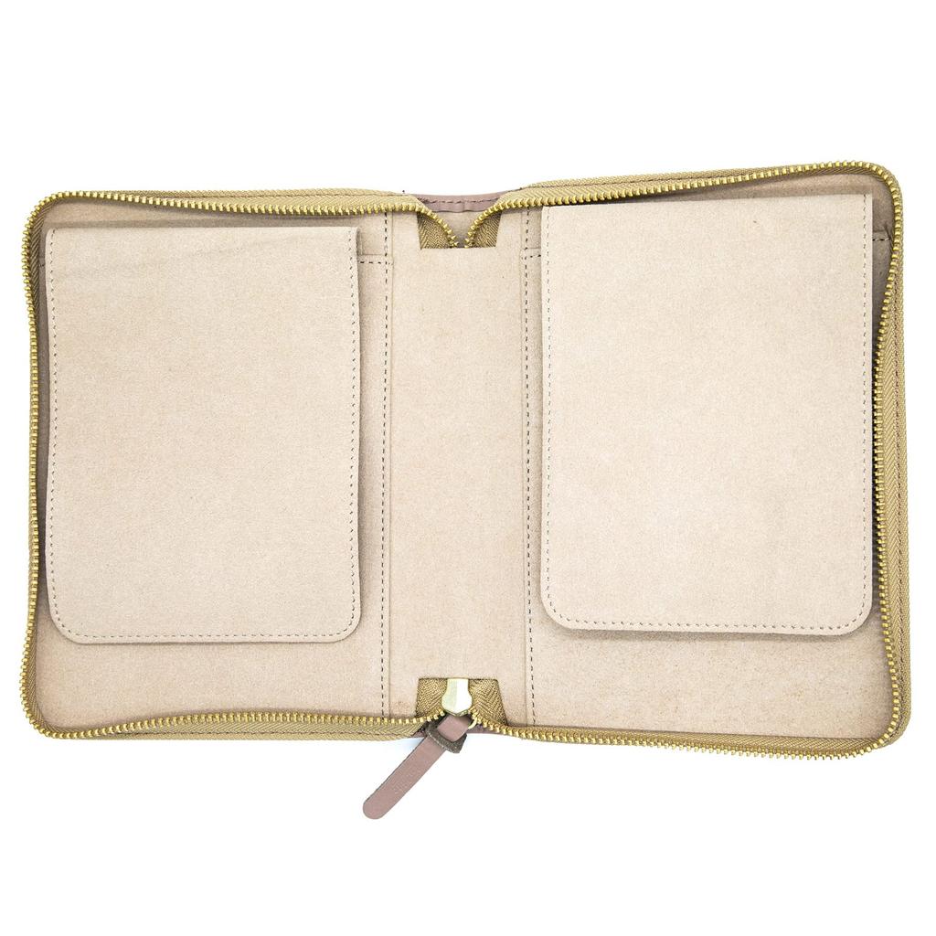 Luddite Pen Vachetta Вмещает 10 Бежевый Писательский кейс, Кожа, Ручки, LDK-WRPN-28,