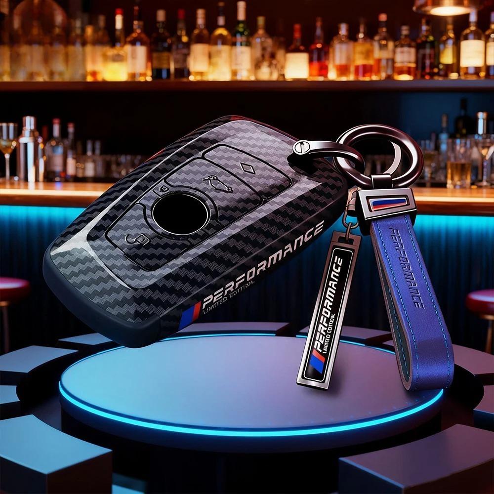 ABS Carbon Fiber Car Key Cover Case for Bmw F20 F30 F31 F34 F10 F11 F25 I3 M3 M4 F15 F16 3 5 Series GT Car-Styling Accessories