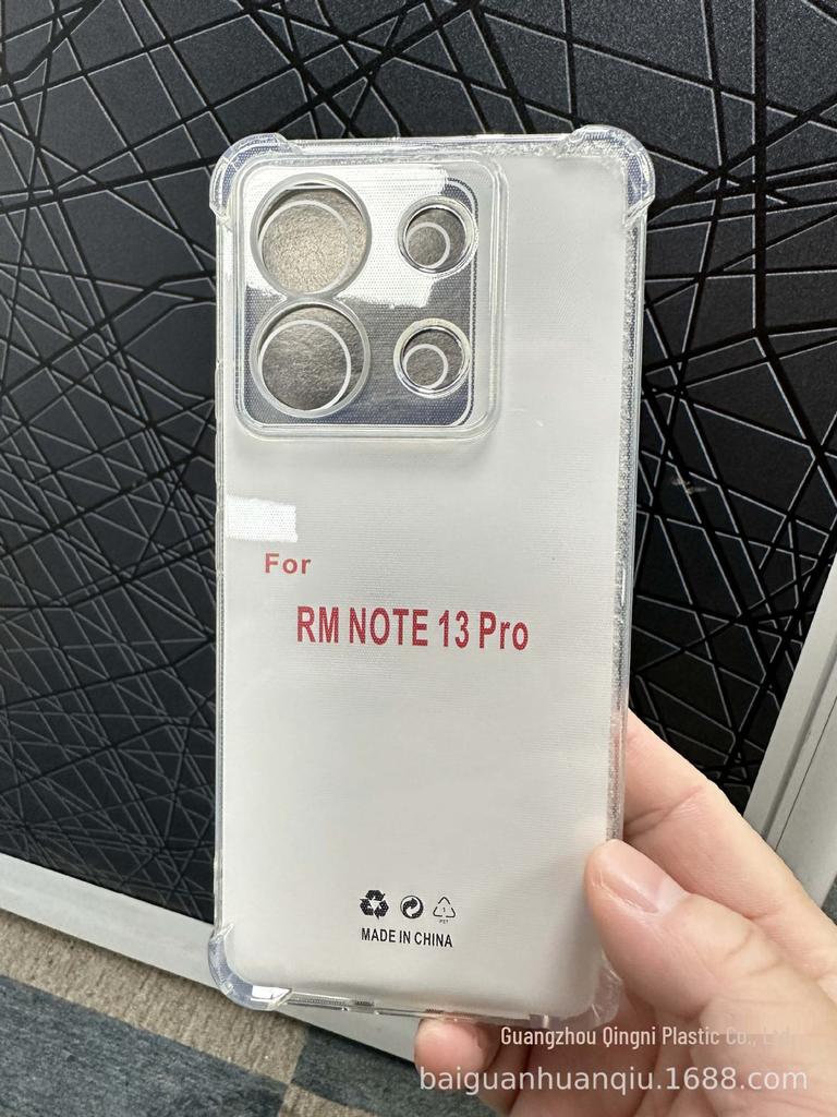 Прозрачный противоударный чехол для Redmi Note 13 Pro+ 5G с полностью закрывающей TPU-оболочкой для Xiaomi 13