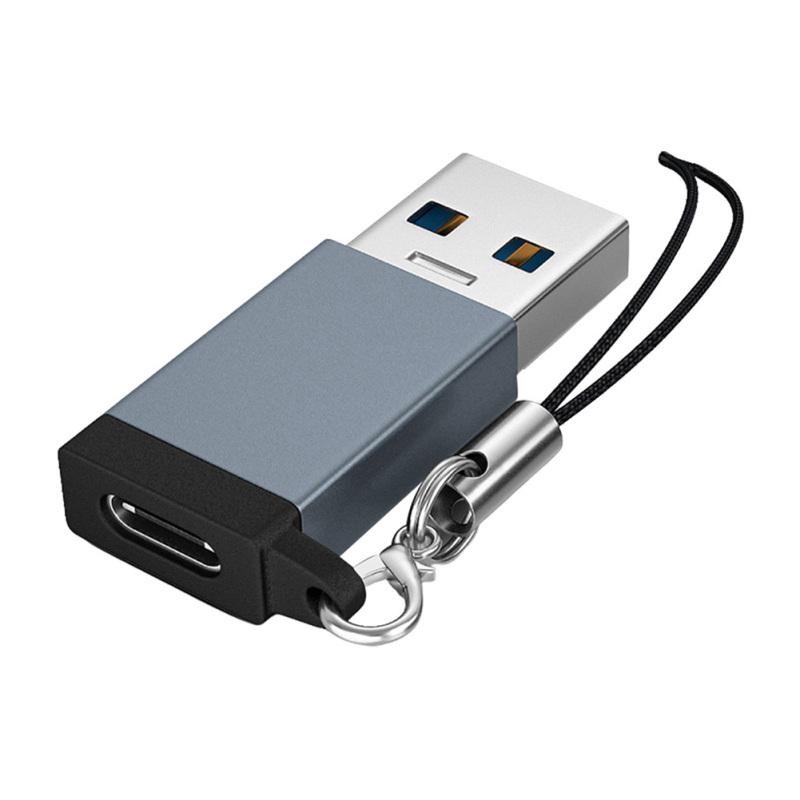 Адаптер USB 3.0 папа к Type-C мама Высокоскоростная передача данных Конвертер A-to-c Двусторонний 3.0