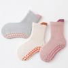 3Pairs/Lot Baby Anti-slip Socks For Boys Girls Low Cut Floor Kids Toddler Sock With Rubber Grips Socken For 0-6Years