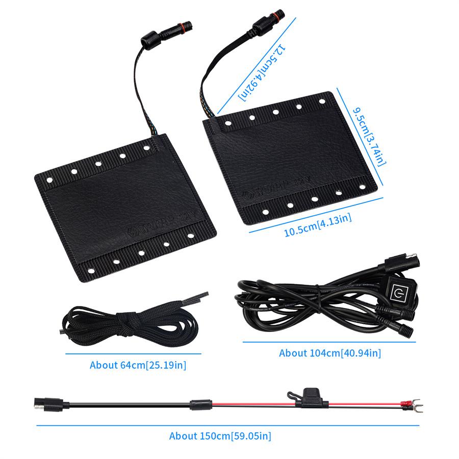 Улучшенная 12В Мотоциклетная Противоскользящая Пятискоростная Греющая Электрическая Накладка на Ручку Подогреватель Руля Накладка на Ручку