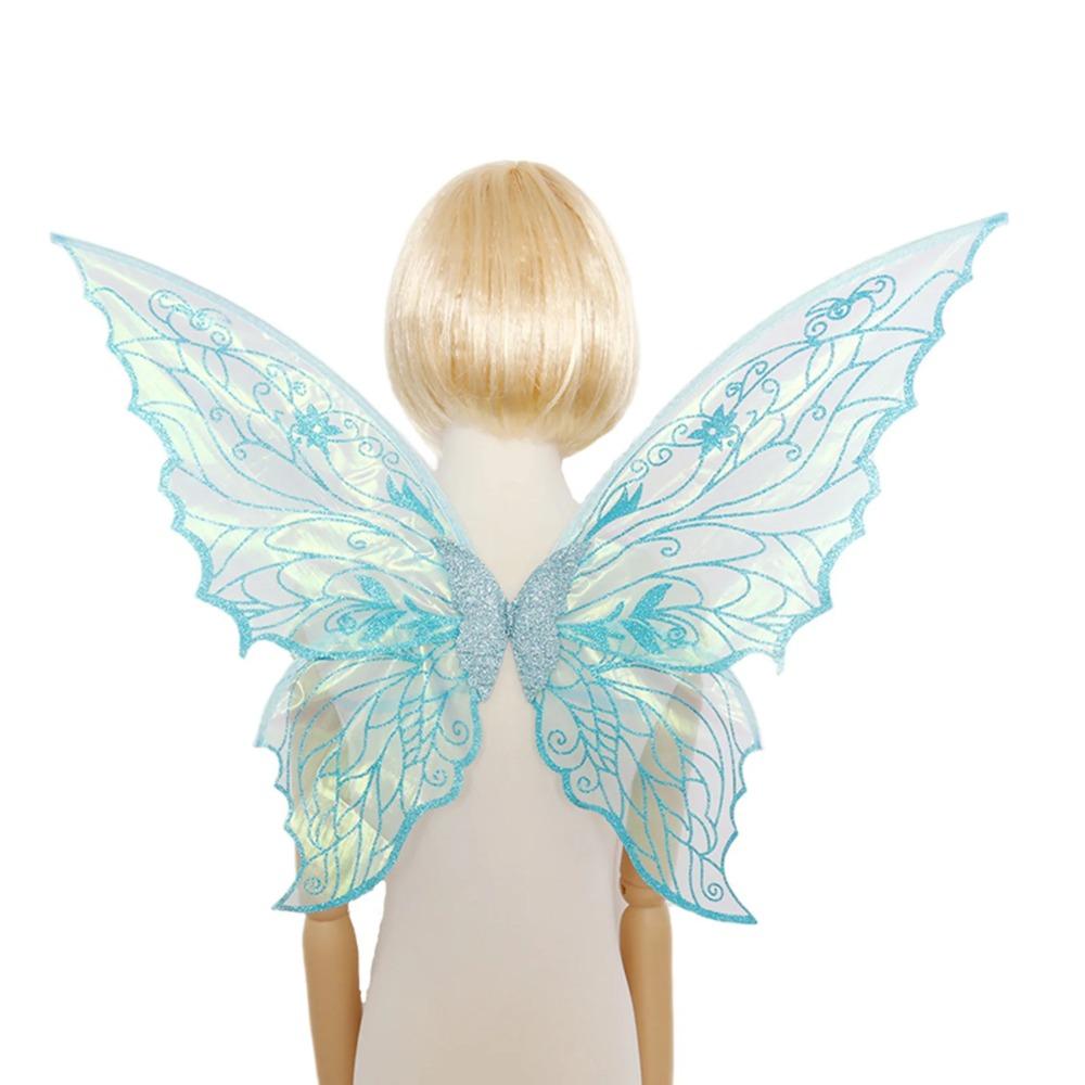 Gradient Sheer Butterfly Fairy Wings Sparkling Organza Elf Wings Costume  Christmas Gifts