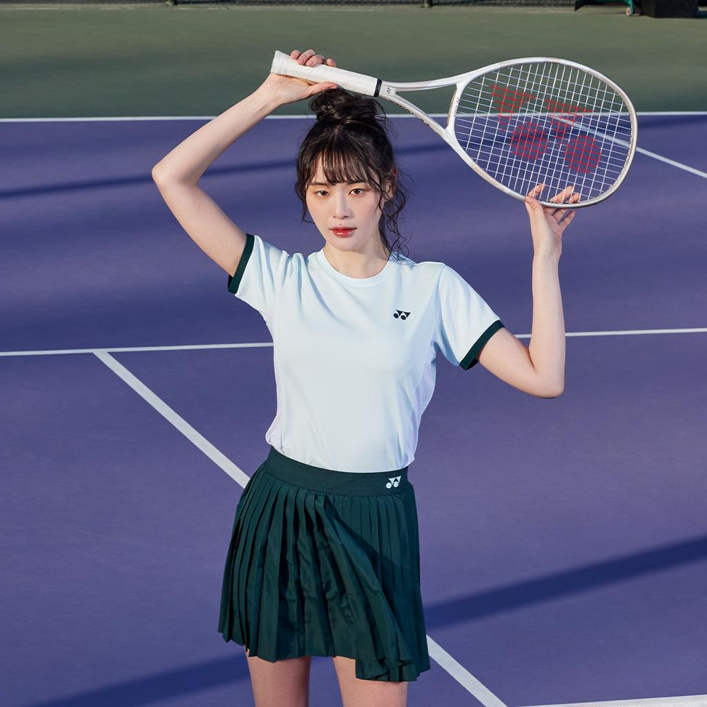 YONEX 255Ts006F Бледно-мятный Женская теннисная игровая одежда Color Block