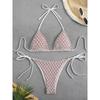 Sexy Micro Bikini 2025 Women Chain Swimsuit Female Swimwear Thong Bikinis Sets Brazilian Bathing Suit Beach Wear Lace Up Biquini