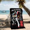 Customizable personalized beach towels Mobile Suit Gundam themed designs.Suitable for the beach, yoga, sports;ideal as beach accessories