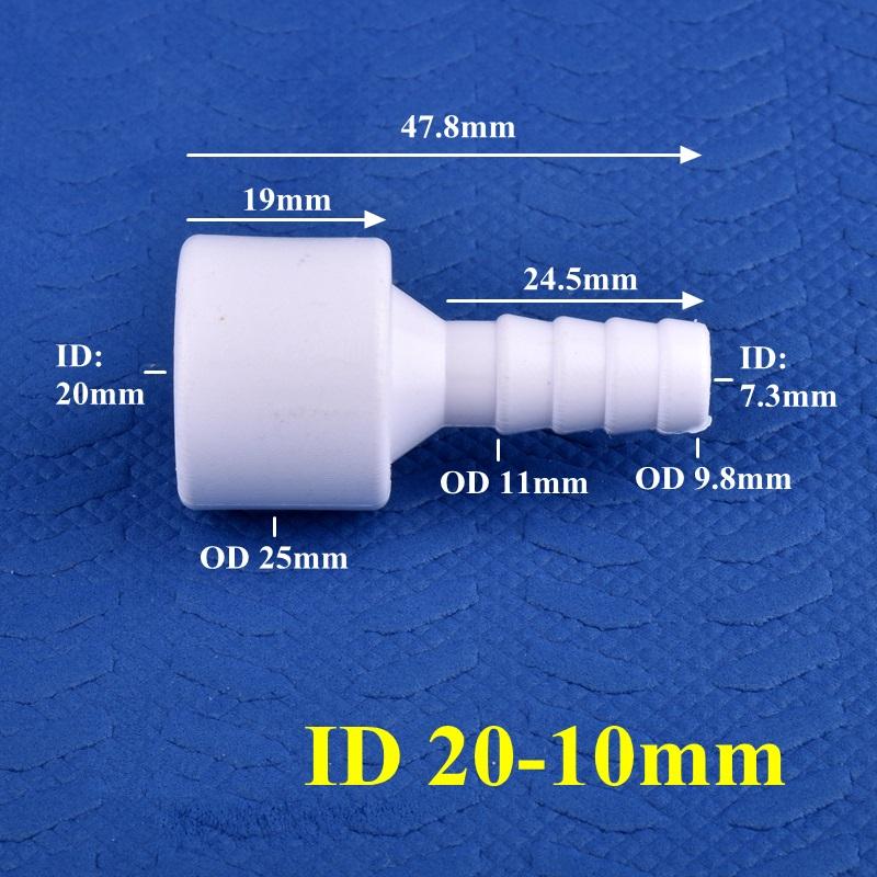 10 шт./лот пластиковый переходной тройник 8 мм 10 мм крестообразный 4-ходовой 5-ходовой соединитель 1/2" клапан ПВХ шаровой кран