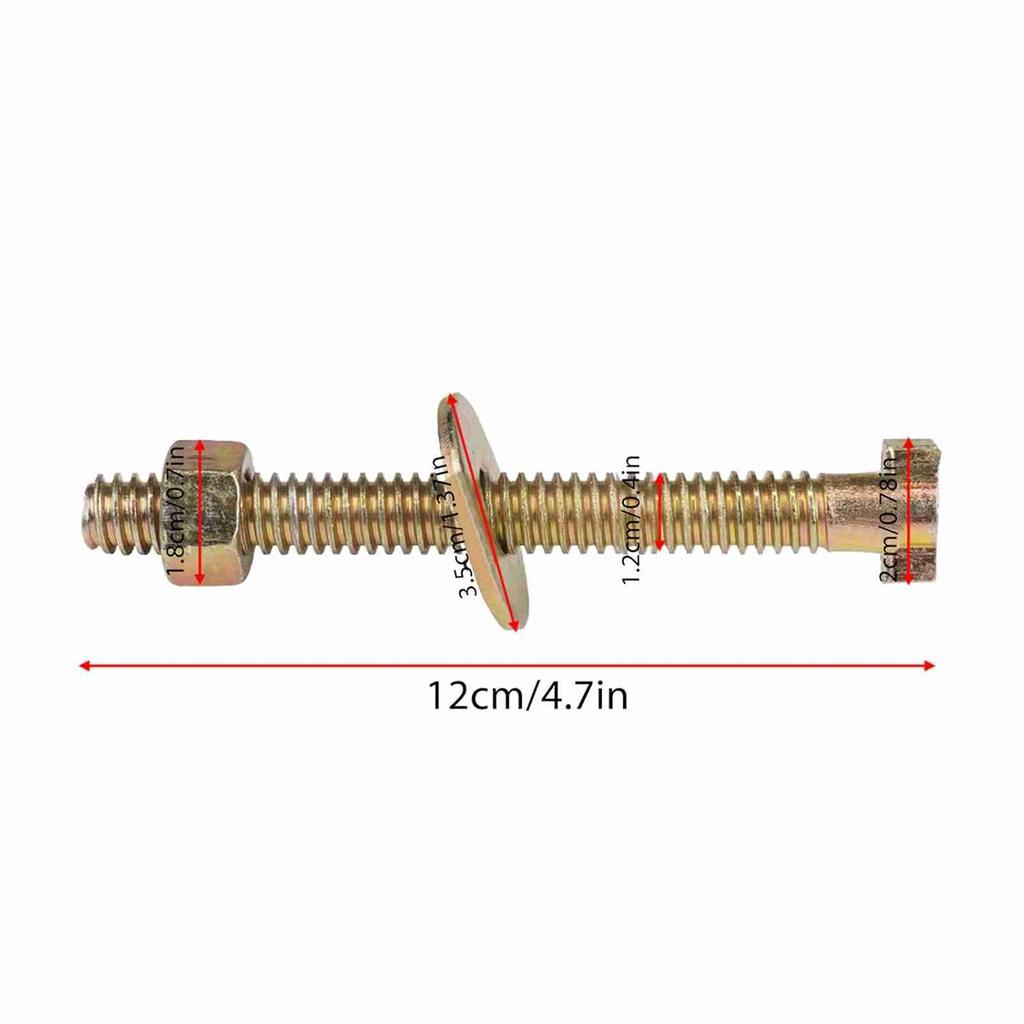 Metal Brake Cage Bolt, Metal Release Bolts, Air Cagebolt Release Bolt, for Semi Truck, Air Spring Brake 800921 TR800921 for Vehicle Movement (2 Pack)