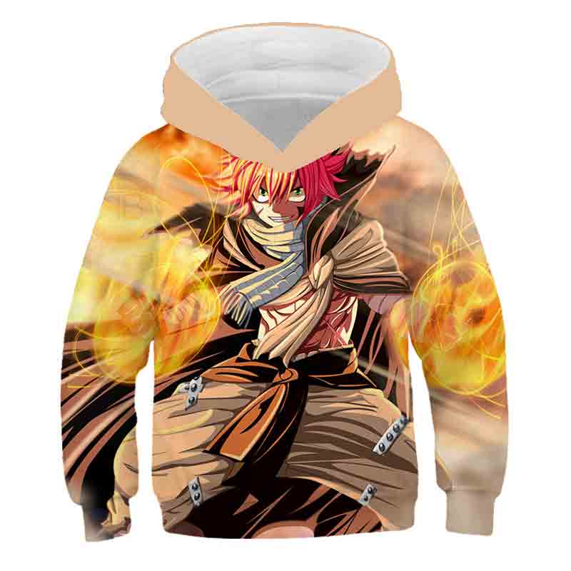 Детская толстовка, новинка 2023 года, Harajuku Dragn-Ball, крутой топ с капюшоном с 3D принтом для мальчиков и девочек, весенние топы с длинными рукавами, модная толстовка в стиле аниме