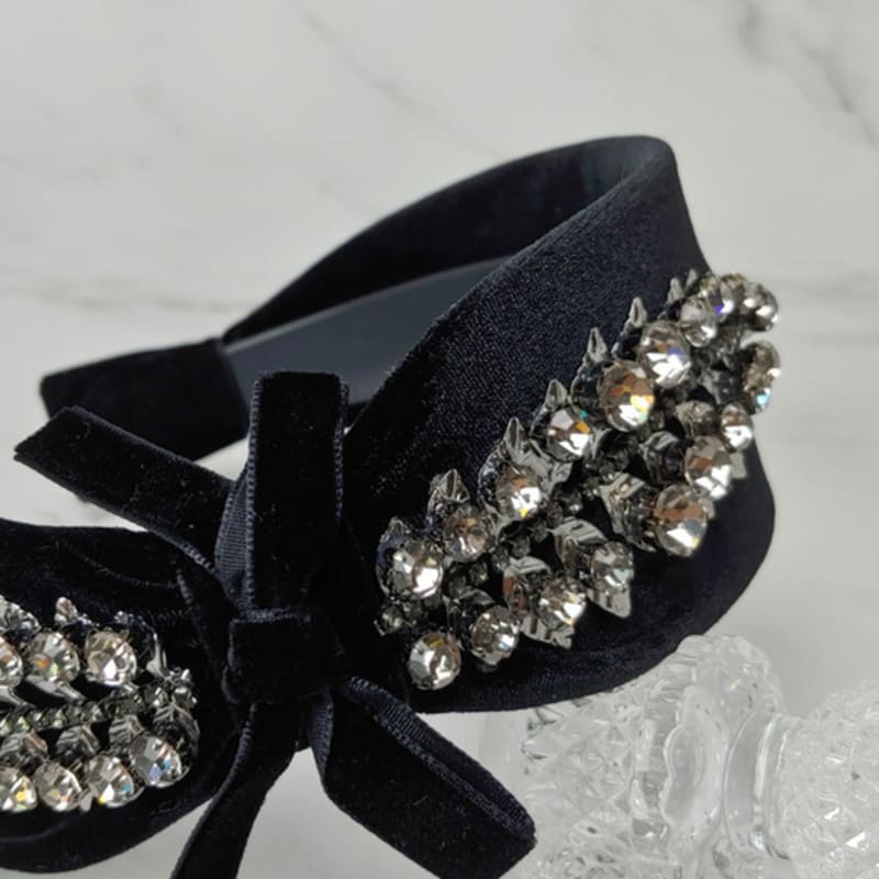 LALA Бархатная лента Ювелирный ободок для волос