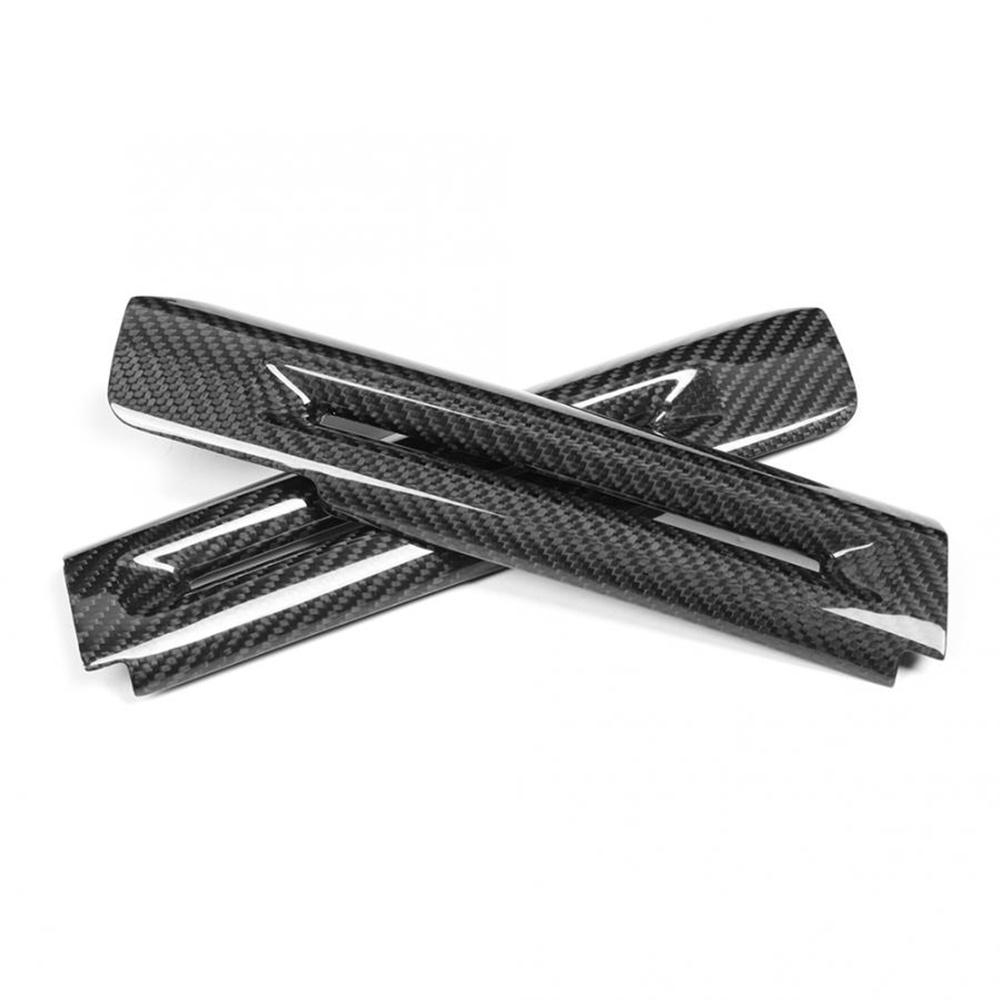 2x Накладка на подлокотник внутренней двери с видом под углеволокно для Ford Mustang 2015-2022