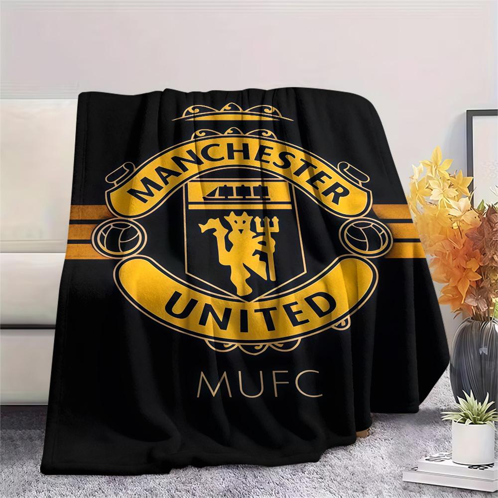 Man Utd Print FlAannel Blanket, High quality Comfortable for All Seasons, Home Decor, Warmth and Comfort