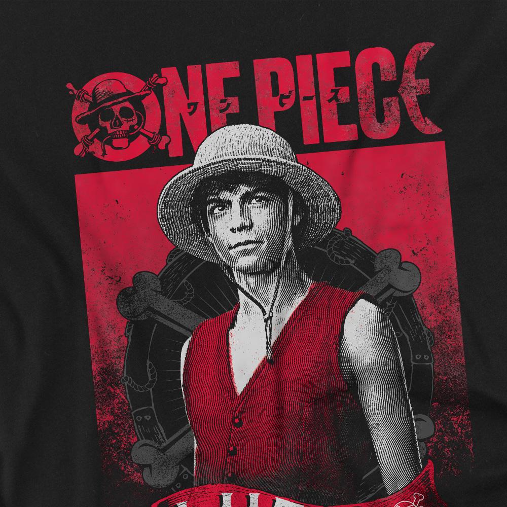 One Piece Детская футболка с гравировкой Луффи