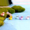 5Pcs Resin Duck Model Ornament Miniature Garden Succulent Bonsai Dollhouse Decor