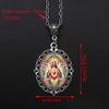 Кулон Стильный Элегантный Овальной Формы, Религиозный Подарок Ожерелье для Мужчин