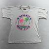 Винтажная футболка Bahama Islands Beach Club L Пальмы Однострочный шов Неоновый 90-е