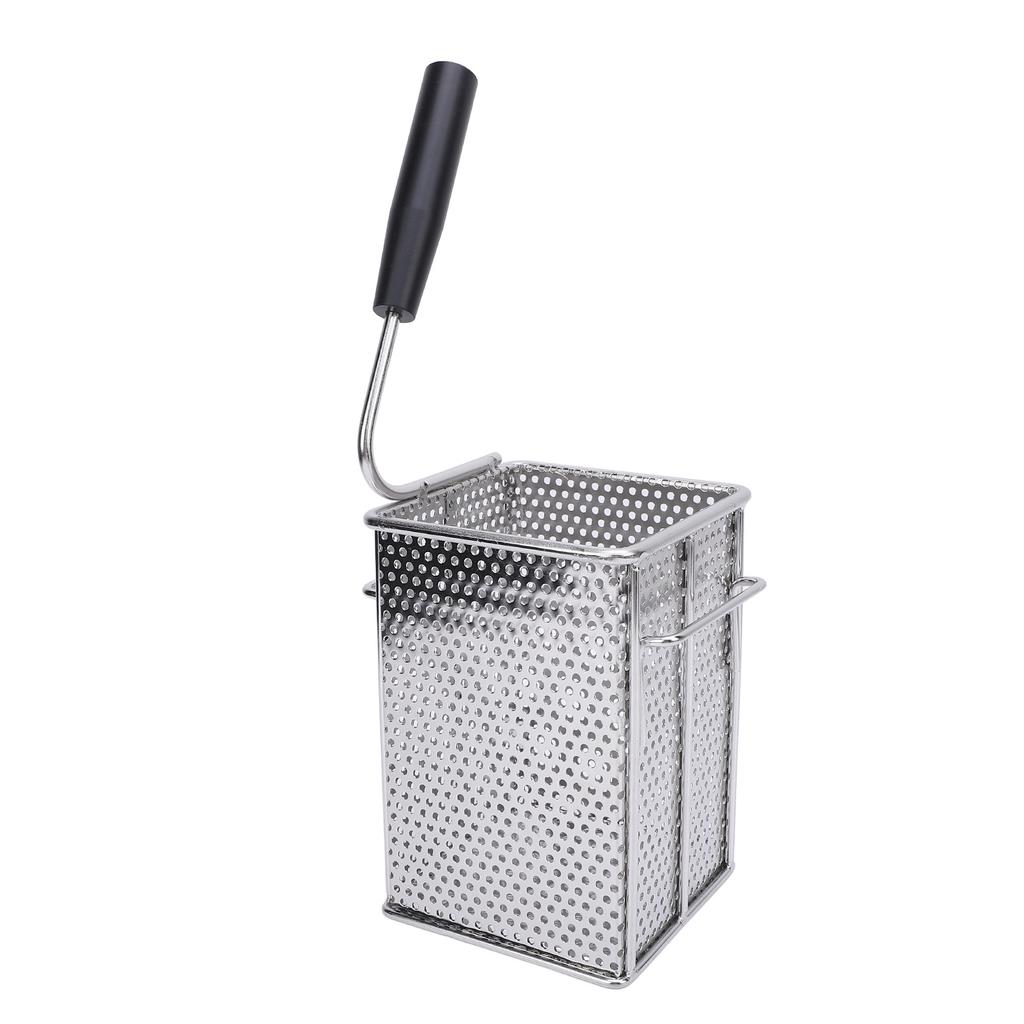 Корзина для жарки из нержавеющей стали 304 с ручкой, корзина для картофеля фри, фильтр для пасты, сито для дома