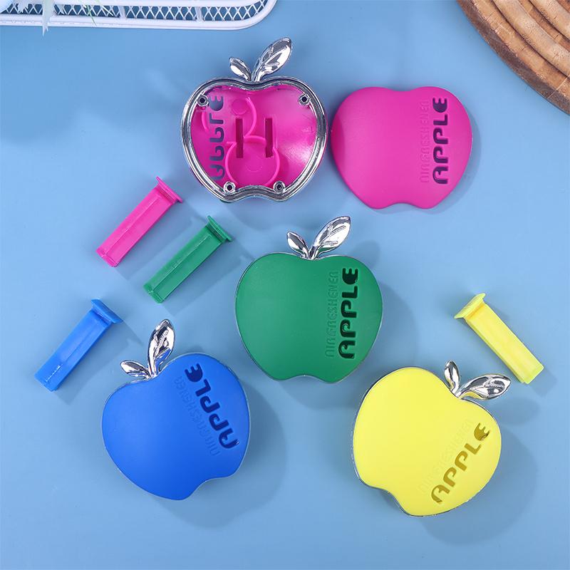 1PCS Apple Shaped Car Air Freshener Floral Fragrance Decorative Vent Clip Auto Interior Odor Removing Accessories