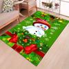 Очень большой полиэстеровый ковер с очаровательным дизайном снеговика - Прочный, мягкий коврик из хрустального бархата для гостиной, игровой комнаты