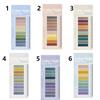 3pack Semi-Transparent Memo Pad Tabs Bookmark Markers Index Index Flags  Stationery Office Supplies