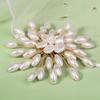 Korean Style Pearls Badge Elegant Luxury Sense Brooch Clothes Accessories Suit Collar Pin  Women