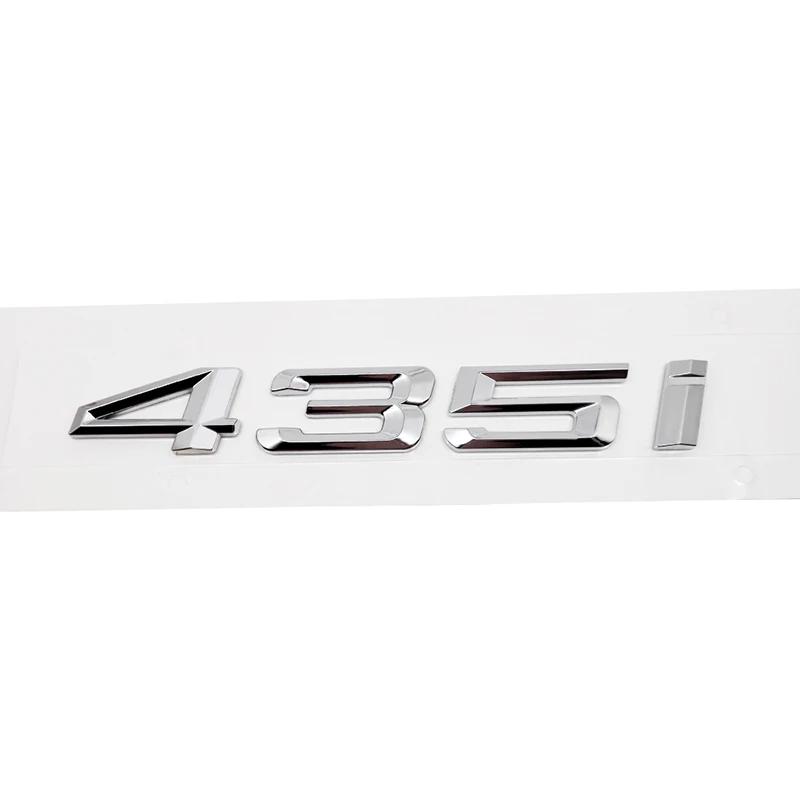 ABS Car Rear Trunk Letters Logo Badge Emblem Sticker For BMW 4 Series 420i 425i 428i 430i 435i 440i 450i F30 F32 F33 F36 G26 G22