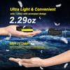Индукционный налобный фонарь COB+LED, налобный фонарь со встроенным аккумулятором, USB-перезаряжаемый, водонепроницаемый, для кемпинга, рыбалки, работы