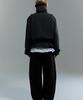 COCANCL Pure Wool Neck Hug Short Coat