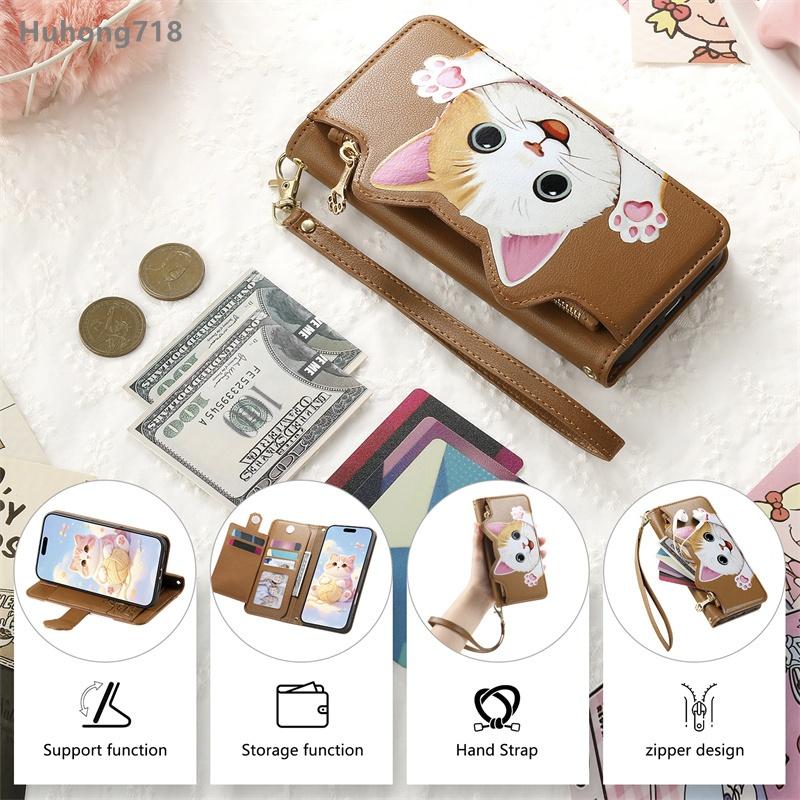 For Redmi Note 10 JE 10T 11S 11T 12 Explorer Turbo 12R 13 Max Pro Plus 4G 5G Case Flip Leather Zipper Coin Purse Wallet Cover Multi Card Slots