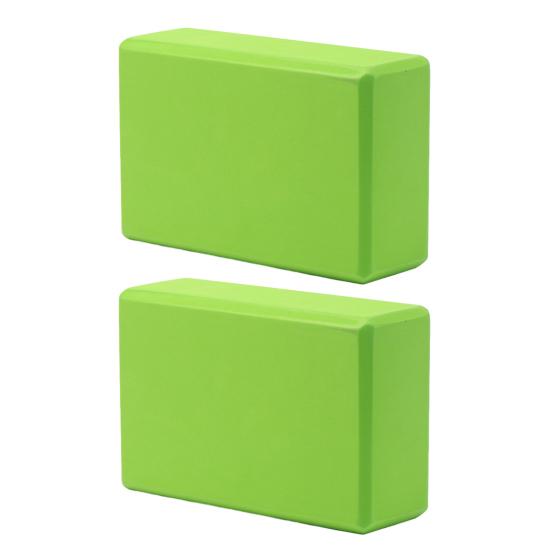 1/2Pcs EVA Yoga Block Supportive Non-Slip Foam Block Lightweight Pilates Meditation High Density Fitness Gym Blocks