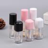 6Ml Empty Transparent Lip Gloss Tubes Big Brush Plastic Lip Balm Tube Lipstick Mini Sample Cosmetic Container Sample Bottle