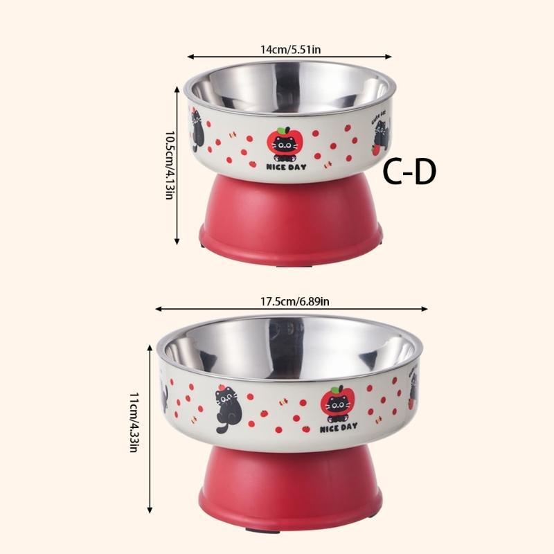 Подставка для приподнятой миски для собаки с мисками-кормушками для большинства размеров собак, сверхпрочная миска для еды