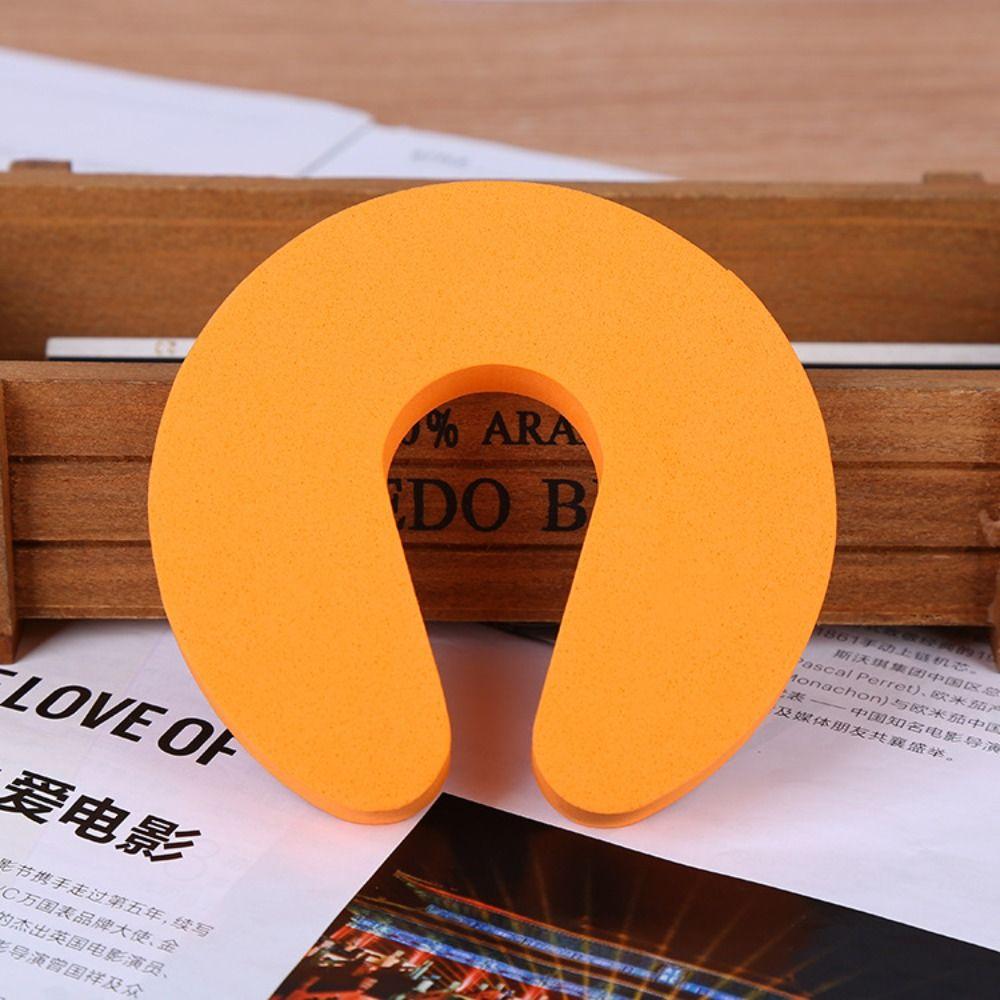 Soft-Touch Door Stopper EVA Fabric-Covered Foam Durable Finger Protector Baby