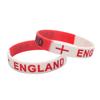 2 шт. Силиконовый браслет с флагом Англии, спортивный резиновый браслет, мотивационный браслет, ремешок на запястье для мужчин и женщин, эластичный браслет для футбольных фанатов, модные аксессуары