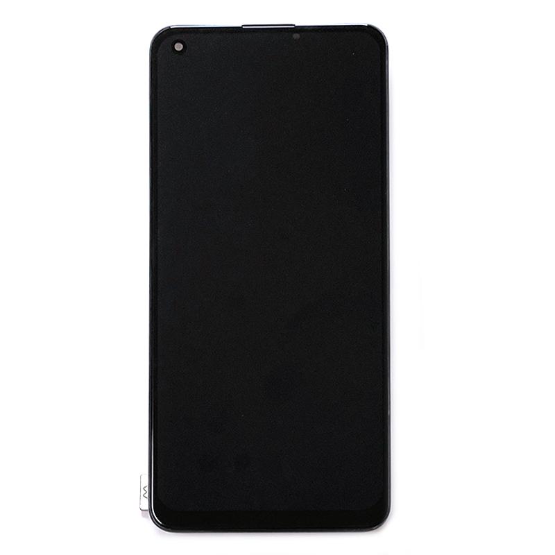 Для Oppo 4G/Reno5 Lite OLED-экран и сборка дигитайзера класса C + рамка Запасная часть для ремонта (Без логотипа)