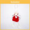 Cute And Soft Angel Plush Doll In Festive Colors For Christmas Decoration
