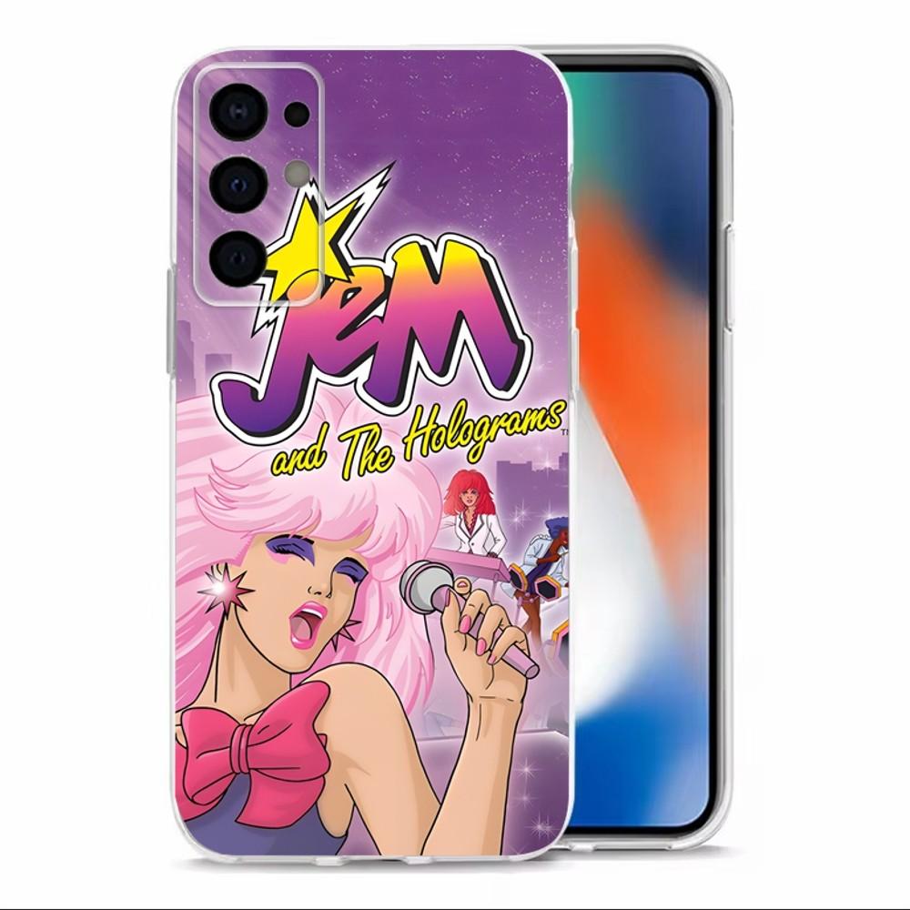 J-Jem And The Holograms Phone Case For Samsung S30,S23,S21,S22,S20,Ultra,S20,FE,lite,S10,S9,S8,PIus Transparent Shell