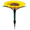 Outdoor Sunflower Birds Feeder Flower Shape Birds Feeder Tray Small Birds Bath Garden Gecor Stake Gift For Birds Watcher