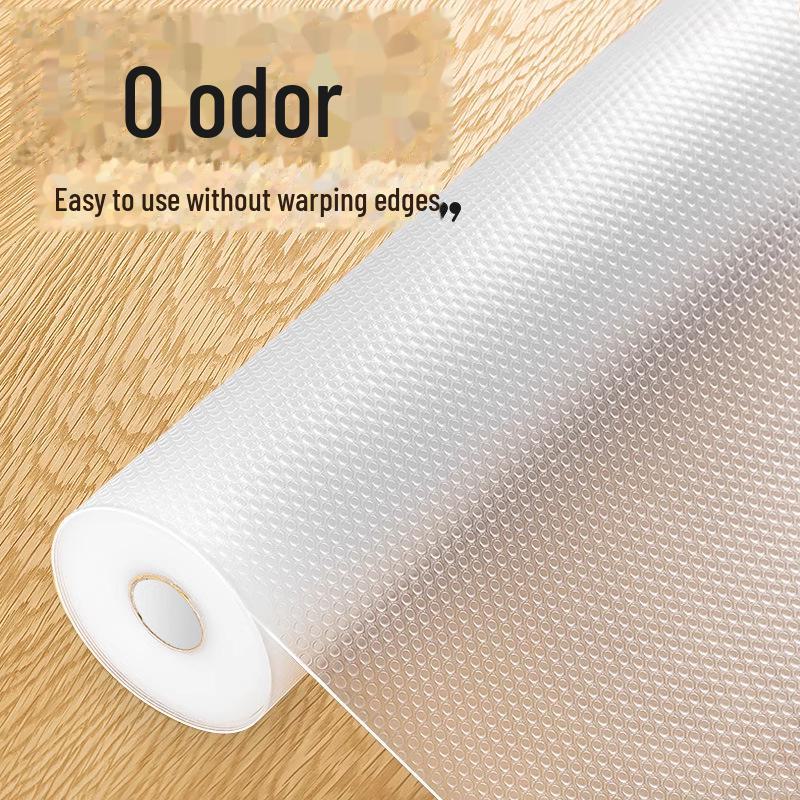 Waterproof & Oil-Proof Kitchen Drawer Liner: Food-Grade, Moisture & Mildew Resistant, Anti-Dirty Sticker for Cabinets & Wardrobes.